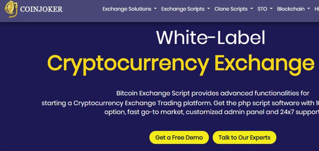 cryptocurrency exchange platform script