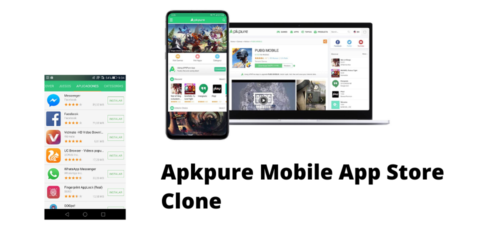 Apkpure Mobile App Store Clone