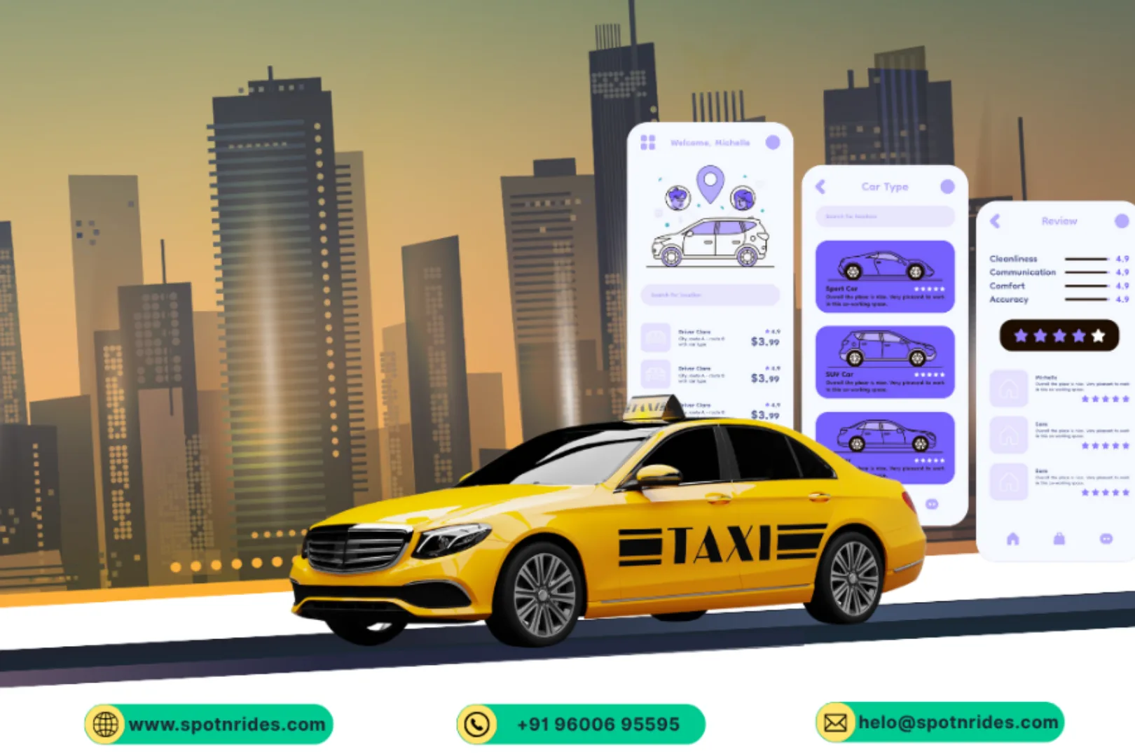uber clone app development by spotnrides