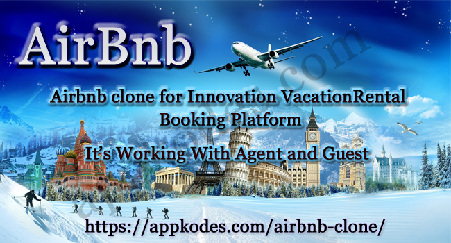 https://appkodes.com/airbnb-clone/ website snapshot