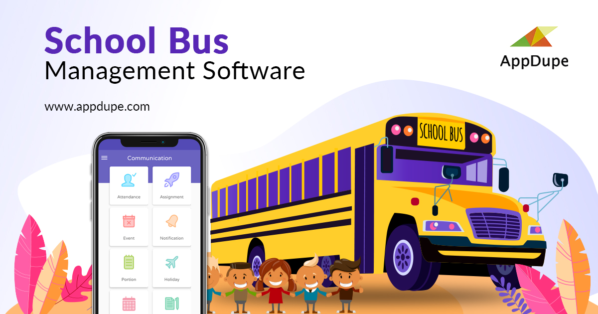https://www.appdupe.com/school-bus-management-software website snapshot