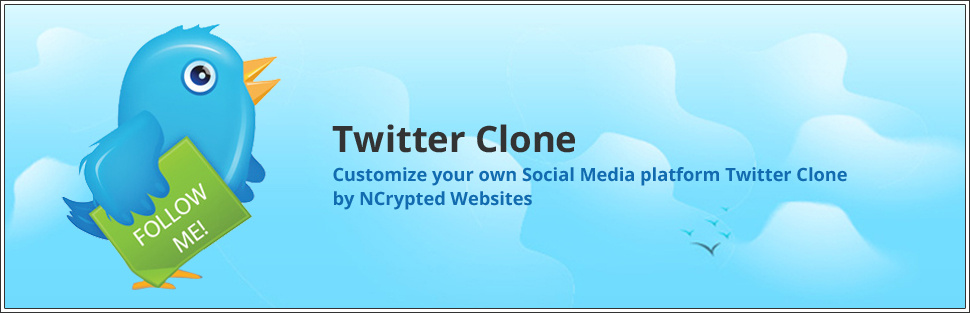 https://www.ncrypted.net/twitter-clone website snapshot