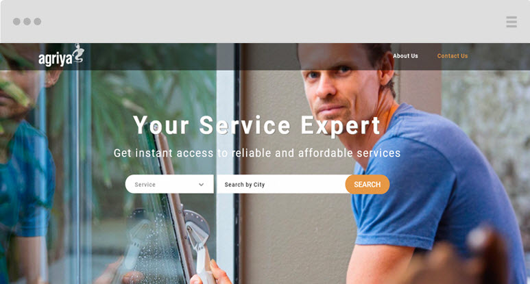 https://www.agriya.com/solutions/service-booking-solution website snapshot