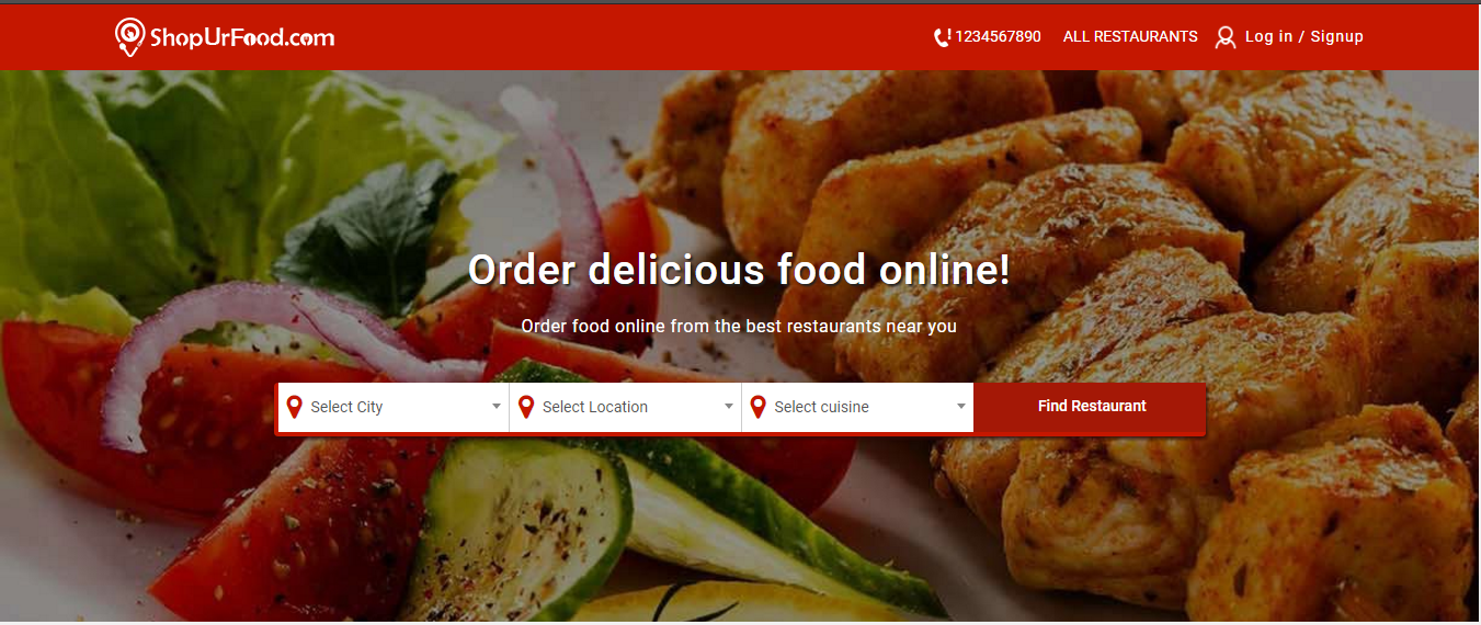 https://laravelecommerce.com/online-food-order-delivery-script website snapshot