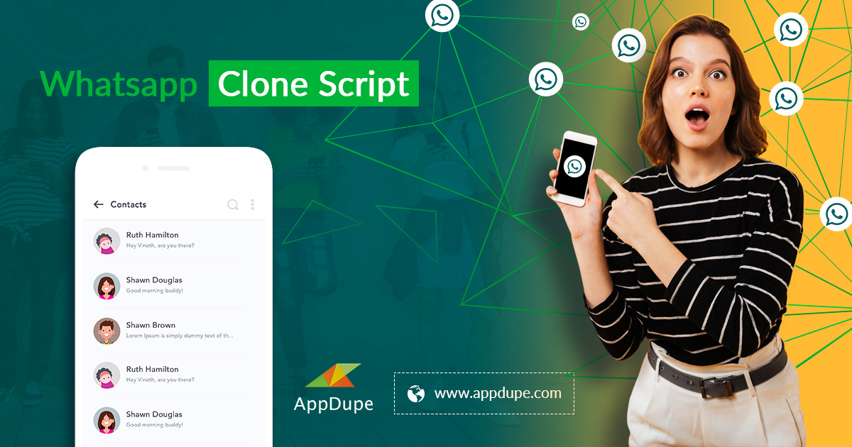 https://www.appdupe.com/whatsapp-clone-script website snapshot