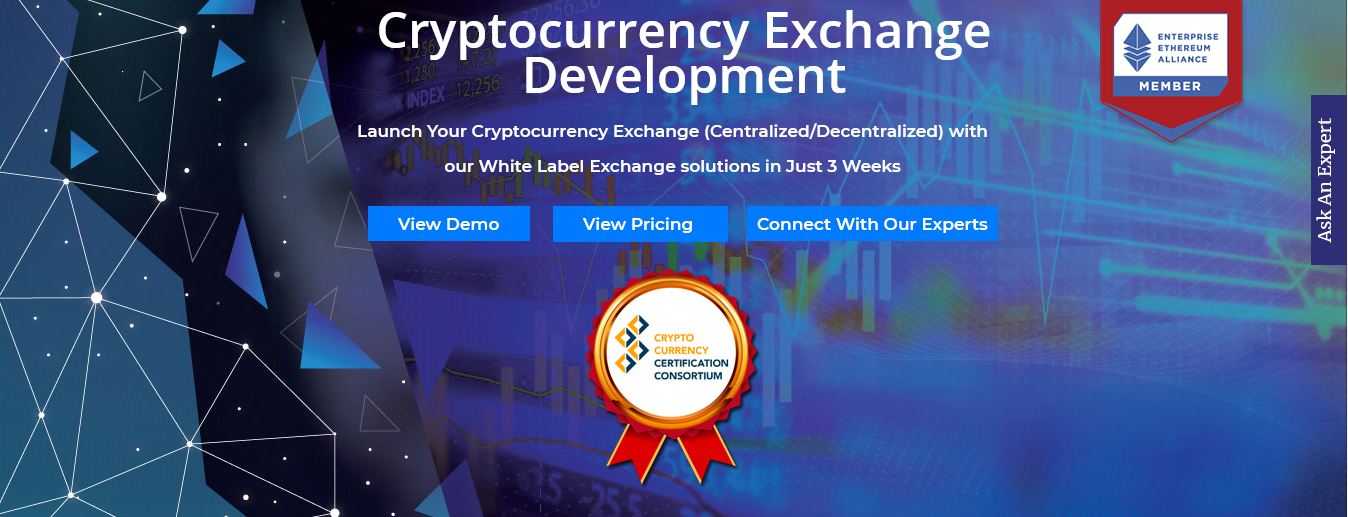 https://shamlatech.com/cryptocurrency-exchange-development/ website snapshot